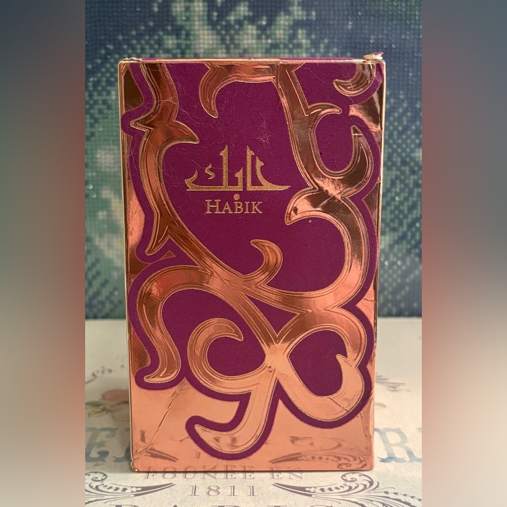 Habik with Gold and Purple Design